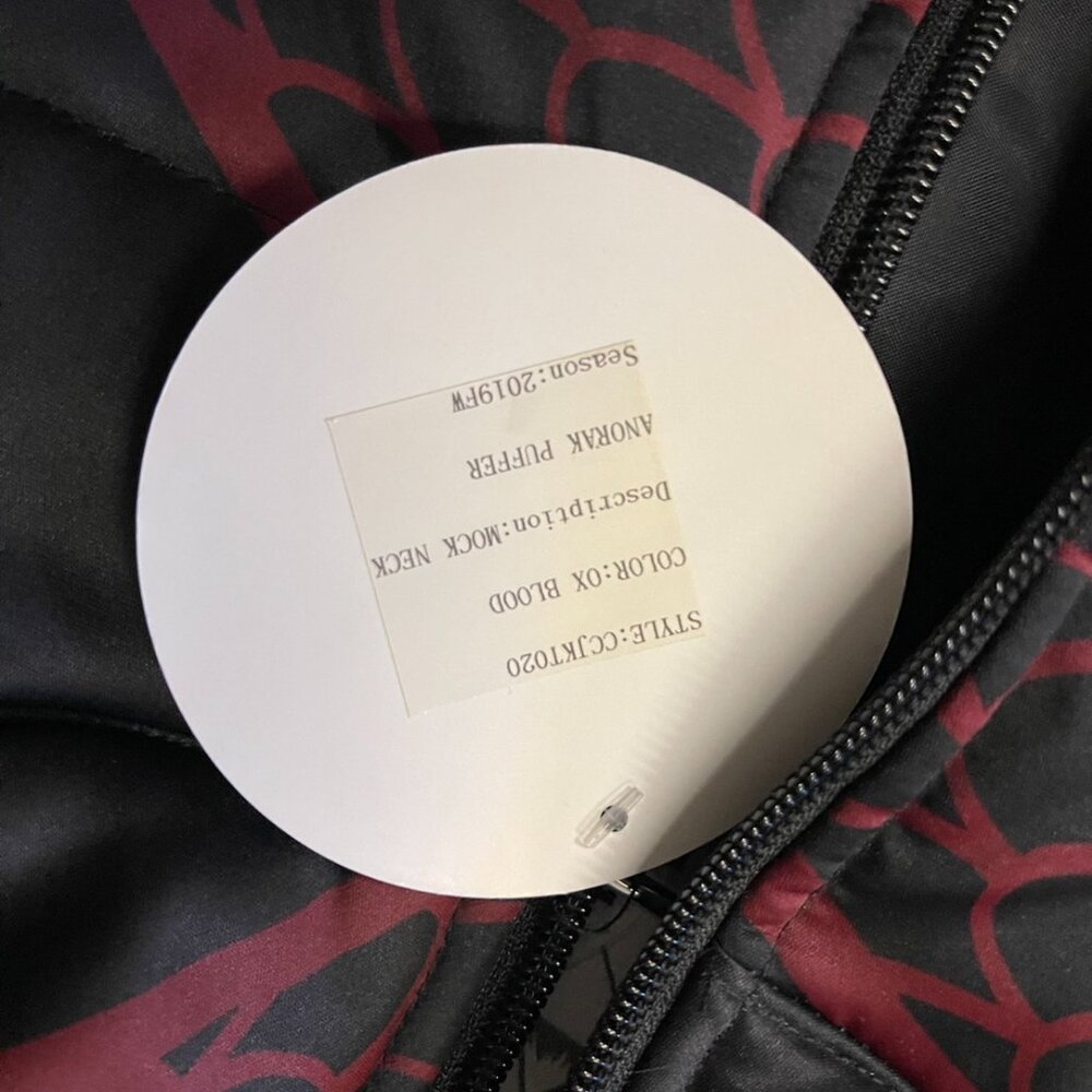 Lightweight Warm Men Puffer Jacket Winter Coat Half Zip Size M - Picture 4 of 4